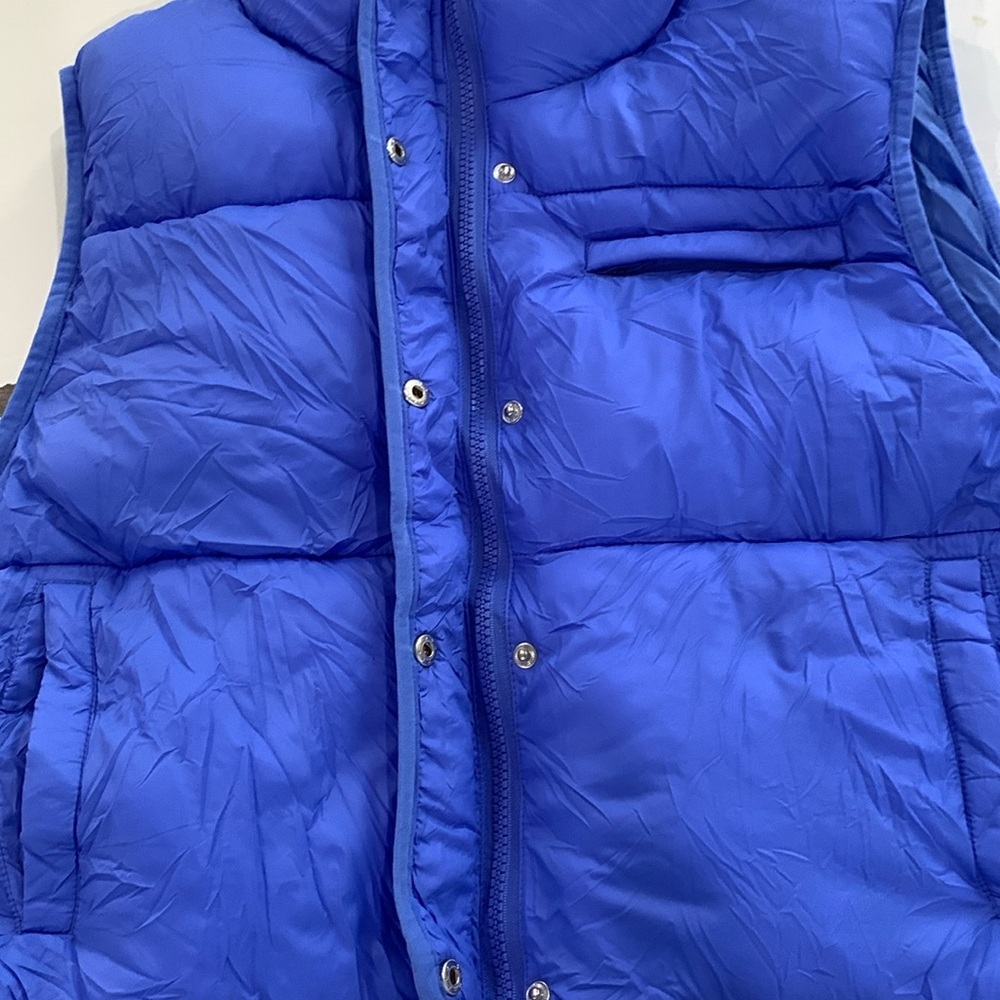 Simply Southern Periwinkle Blue Packable Puffer Vest NWT XL  Lightweight Travel - Picture 7 of 13
